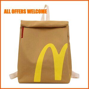 Large Capacity Canvas Backpack Adjustable Straps Durable Daypack